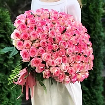 101 Pink Roses to Istanbul