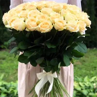 51 Peach Roses to Istanbul