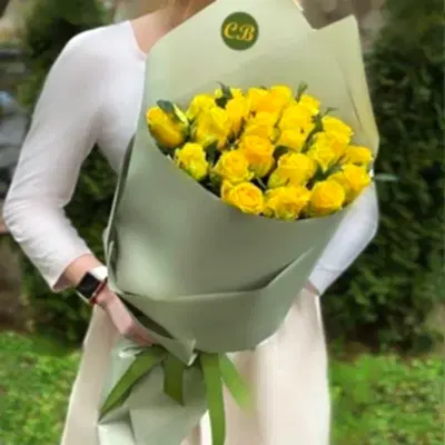25 Yellow Roses to Istanbul