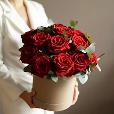 Flowers in a box for Istanbul