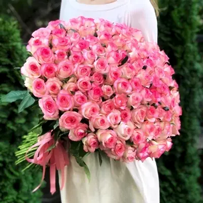 101 Pink Roses to Antalya